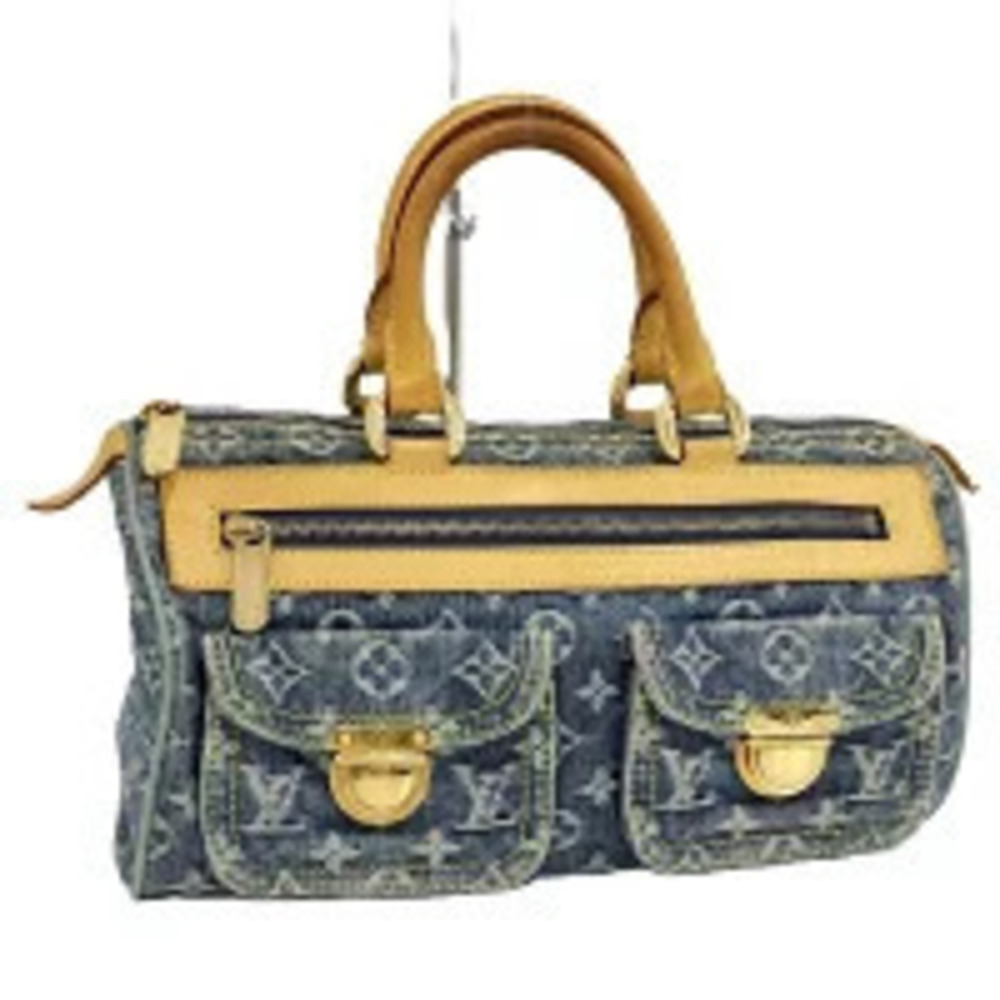 LOUIS VUITTON Neo Speedy Handbag Monogram Denim
